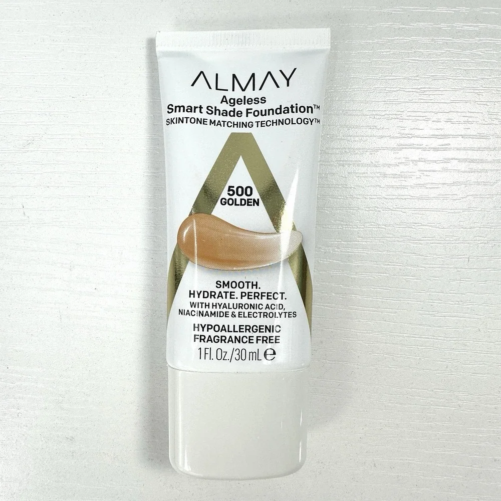 Almay Ageless Smart Shade Foundation Skintone Matching Technology‎ #500 GOLDEN